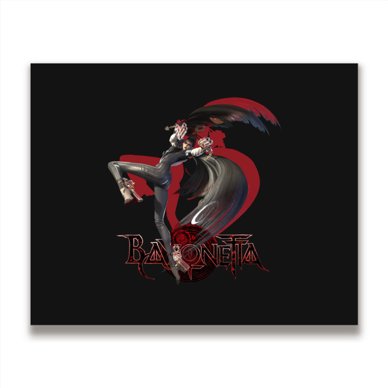 Bayonetta Hack And Slash Video Game Developed By Platinumgames The Lef Metal Print Horizontal | Artistshot