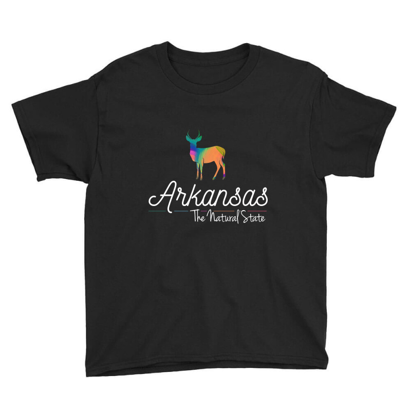 Arkansas Rainbow Deer Youth Tee by ternacanuda | Artistshot