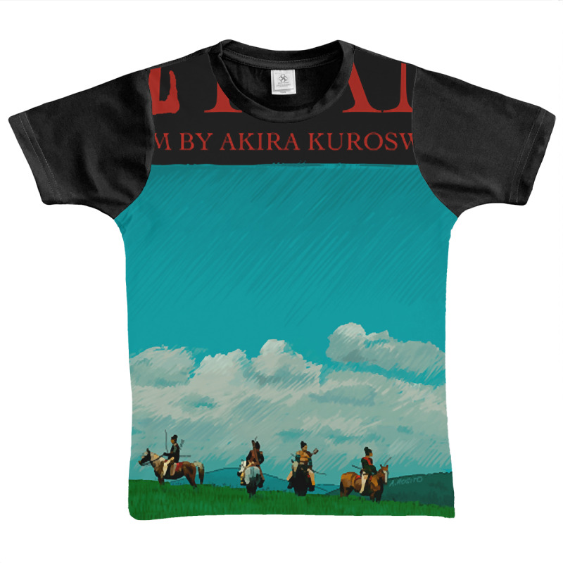 Akira Kurosawa - Ran Illustration With Title-nffcx Graphic Youth T-shirt by kayakbetween30 | Artistshot