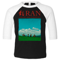 Akira Kurosawa - Ran Illustration With Title-nffcx Toddler 3/4 Sleeve Tee | Artistshot