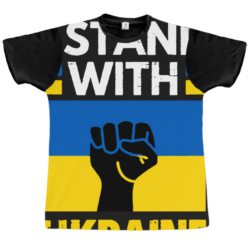 I Stand With Stop War Graphic T-shirt | Artistshot