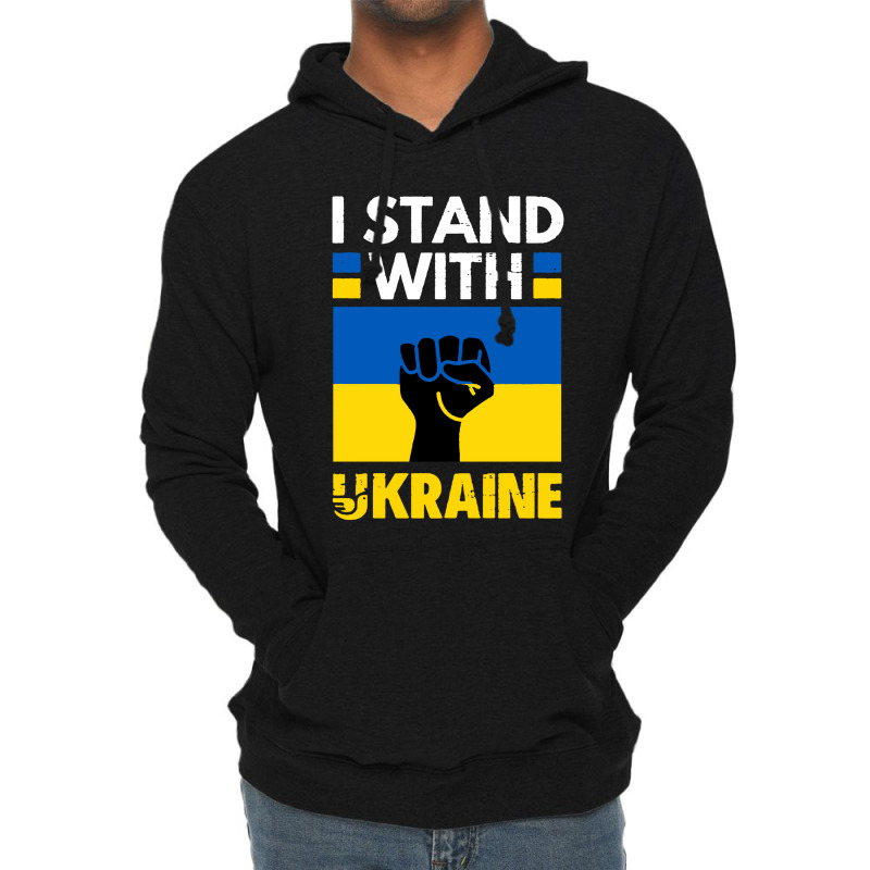 I Stand With Stop War Lightweight Hoodie | Artistshot