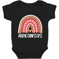 Arkansas Rainbow For Women And Girls Baby Bodysuit | Artistshot