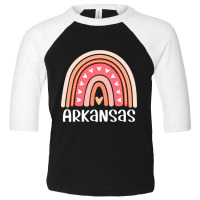 Arkansas Rainbow For Women And Girls Toddler 3/4 Sleeve Tee | Artistshot