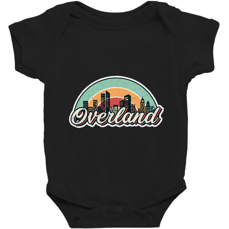 Overland City Retro Baby Bodysuit by cubicgetting01 | Artistshot