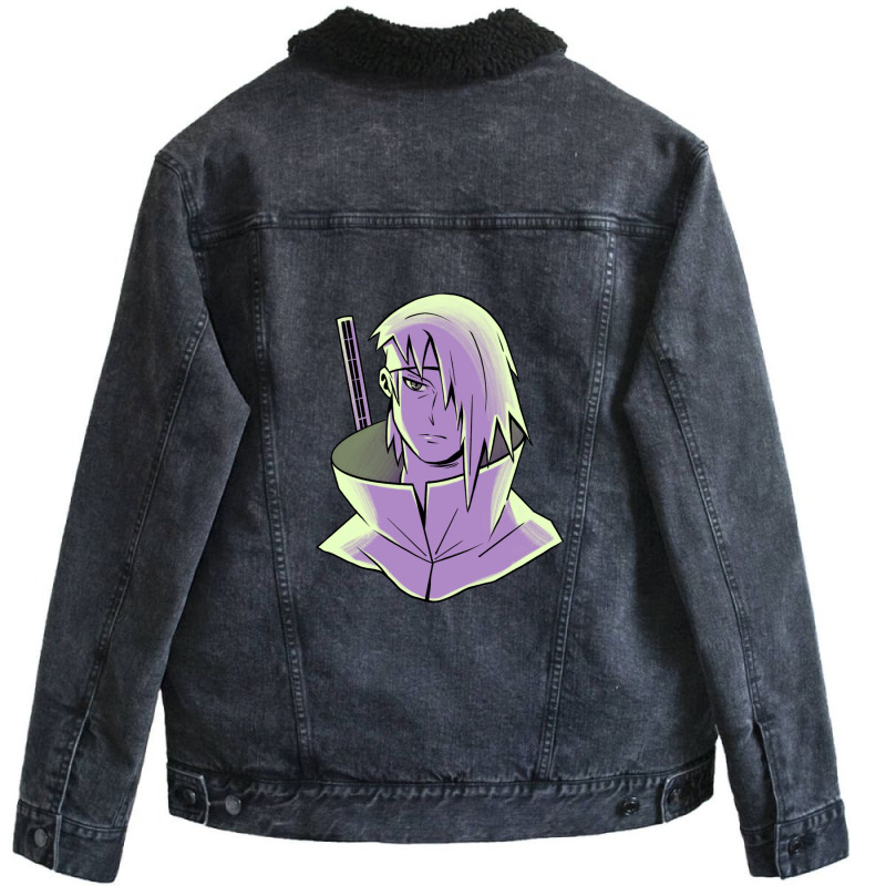 Anime Unisex Sherpa-Lined Denim Jacket by TinaPeterson | Artistshot