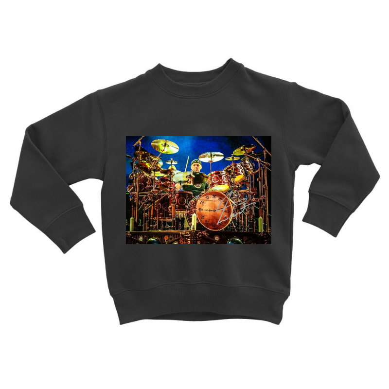 Neil Peart Encore Toddler Sweatshirt by MichaelCooper | Artistshot