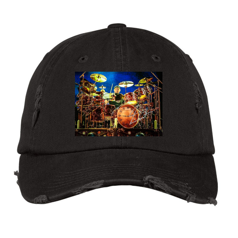 Neil Peart Encore Vintage Cap by MichaelCooper | Artistshot