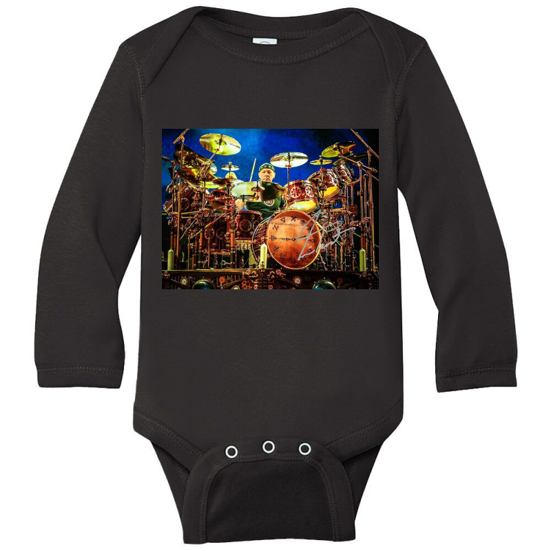 Neil Peart Encore Long Sleeve Baby Bodysuit by MichaelCooper | Artistshot