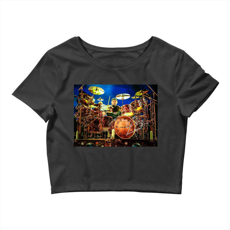 Neil Peart Encore Crop Top by MichaelCooper | Artistshot