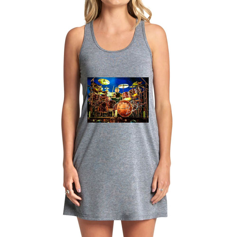 Neil Peart Encore Tank Dress by MichaelCooper | Artistshot