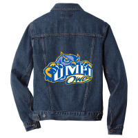 University Of Maine At Presque Isle Vectorized Men Denim Jacket | Artistshot