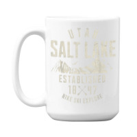 Salt Lake City Utah Nature Ski Hiking Outdoors T Shirt 15 Oz Coffee Mug | Artistshot