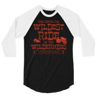 Big Thunder Mountain  Wildest Ride In The Red Girl 3/4 Sleeve Shirt | Artistshot