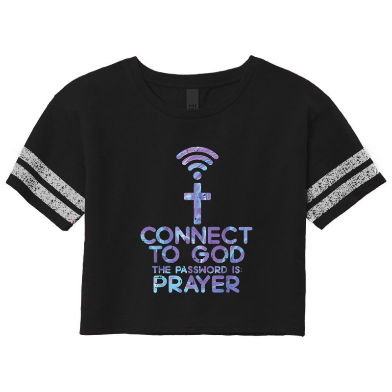 Connect To God Password Prayer Jesus Christian Men Women Scorecard Crop Tee by VirginiaLynetteScott | Artistshot