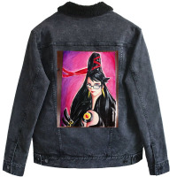 Bayonetta Main Character Artwork Unisex Sherpa-lined Denim Jacket | Artistshot