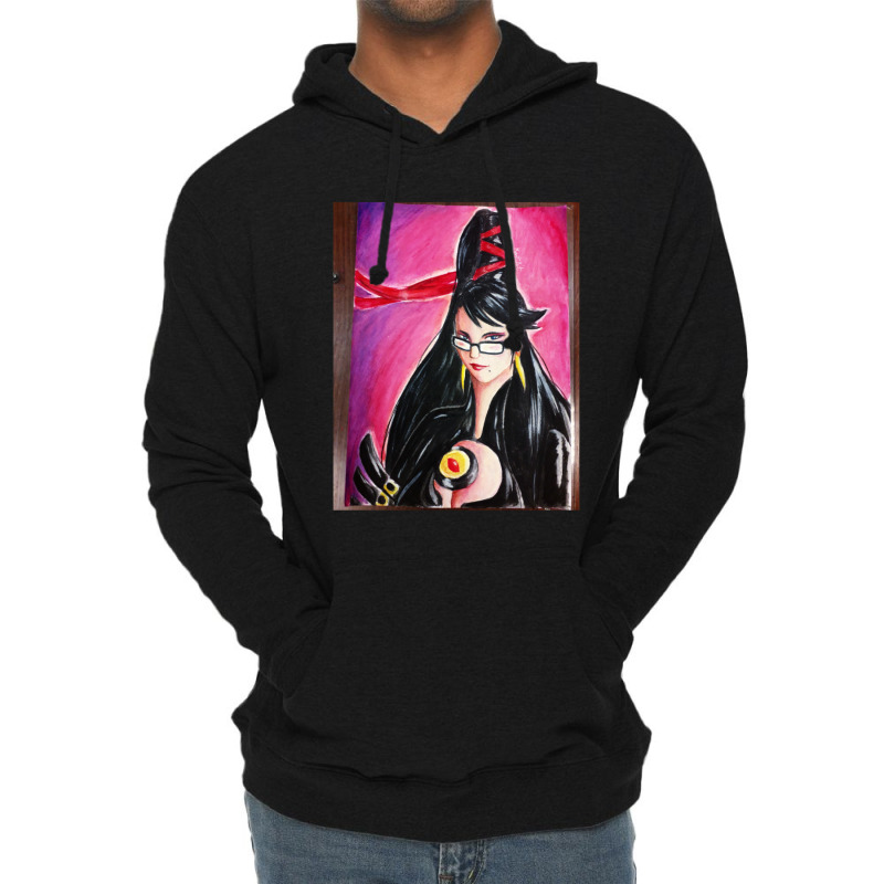 Bayonetta Main Character Artwork Lightweight Hoodie | Artistshot