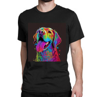 A Very Happy Labrador Dog Classic T-shirt | Artistshot