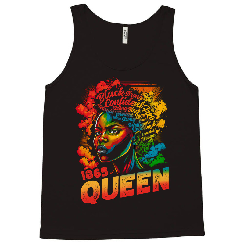 Juneteenth Blm Black Proud Woman Strong Black History Tank Top | Artistshot