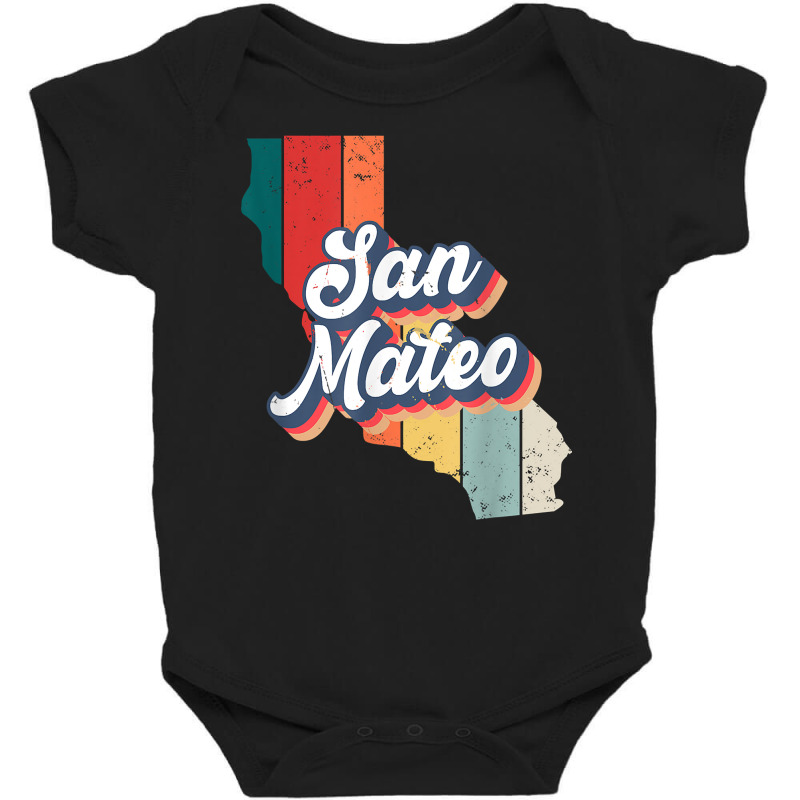 San Mateo City Retro Vintage Hometown California T Shirt Baby Bodysuit by sheritl9tl | Artistshot