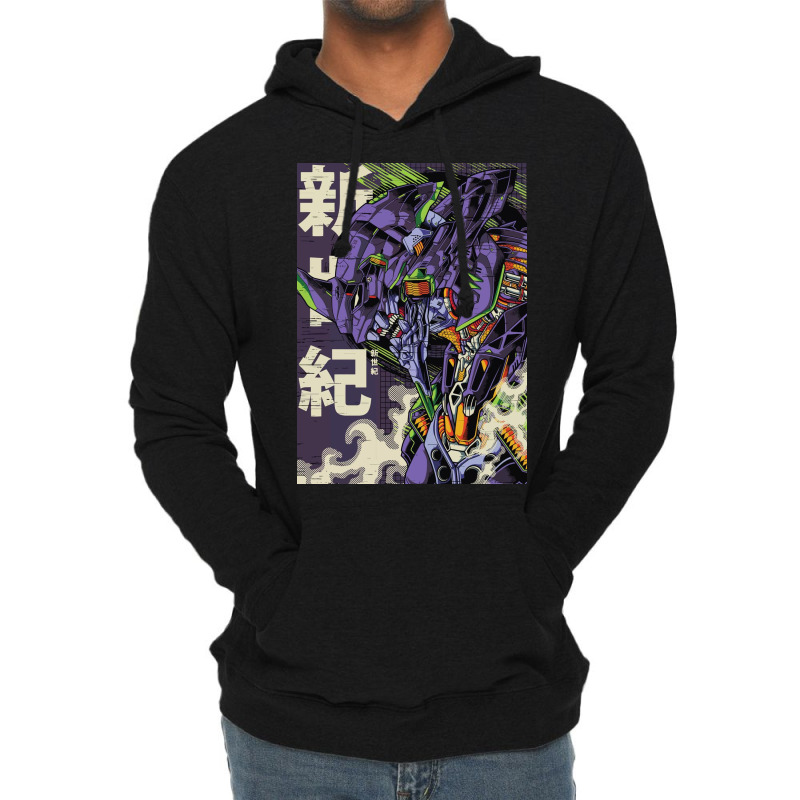 Eva Unit 01 Lightweight Hoodie by chancedon | Artistshot