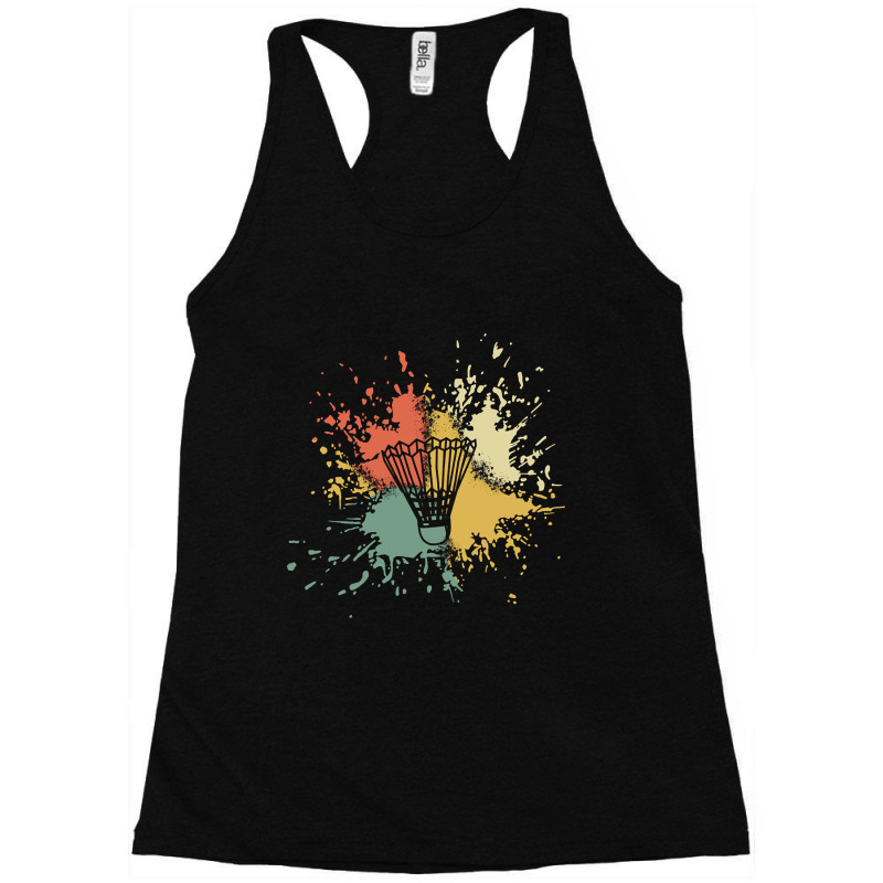 Badminton Ink Splash Racerback Tank by cryingdappled109 | Artistshot