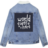 Vfd V2 Asoue Poster (1) Unisex Sherpa-lined Denim Jacket | Artistshot