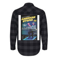 American Utopia  Blue Aesthetic Flannel Shirt | Artistshot