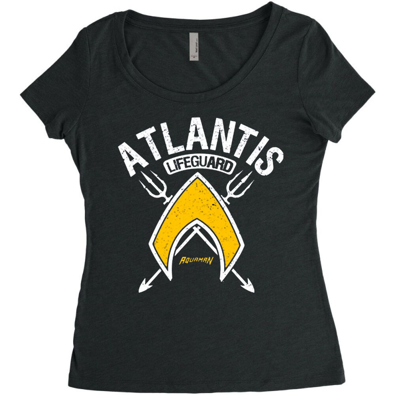 Atlantis Lifeguard Women's Triblend Scoop T-shirt by ClaytonPaulToquero | Artistshot