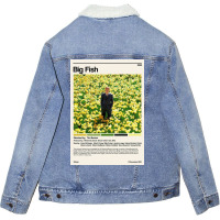 Big Fish (2003) Minimalist Movie Unisex Sherpa-lined Denim Jacket | Artistshot