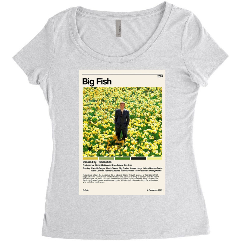 Big Fish (2003) Minimalist Movie Women's Triblend Scoop T-shirt by bellalancaster | Artistshot