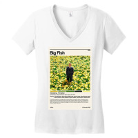 Big Fish (2003) Minimalist Movie Women's V-neck T-shirt | Artistshot