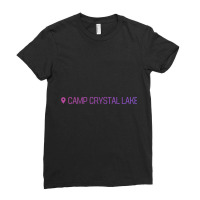 Friday The 13  Location Camp Crystal Lake Classic Ladies Fitted T-shirt | Artistshot