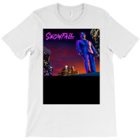 Snowfall Fx Tv Show Classic Poster 70s Travel (1) T-shirt | Artistshot