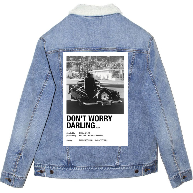 Don’t Worry Darling (2021) Unisex Sherpa-Lined Denim Jacket by bellalancaster | Artistshot