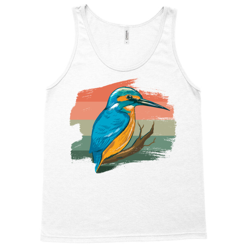 Kingfisher Bird Feathers Cobalt Blue Humor Funny Tank Top | Artistshot