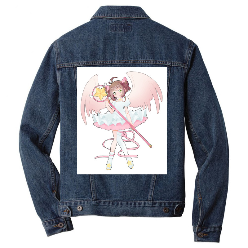 Sakura Poster Trending (1) Men Denim Jacket by rashidnoceram | Artistshot