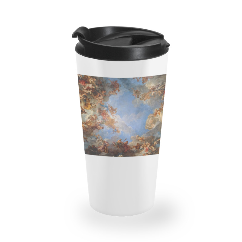 Fresco Of Angels In The Palace Of Versailles Poster Travel Mug | Artistshot