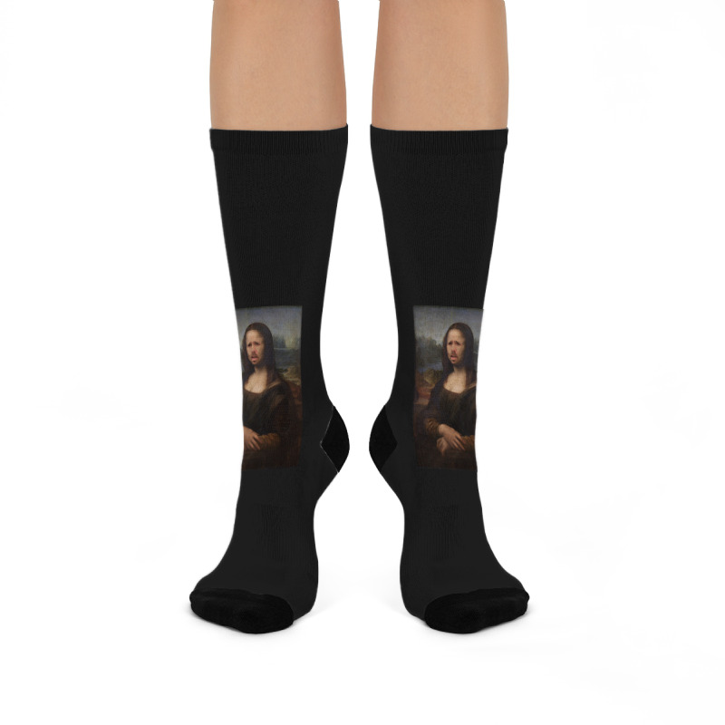 The Moaning Lisa Karl Pilkington Poster Green (1) Crew Socks | Artistshot