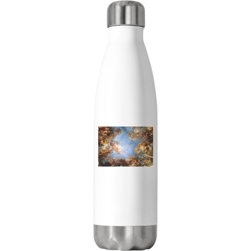 Fresco Of Angels In The Palace Of Versailles Poster Stainless Steel Water Bottle | Artistshot