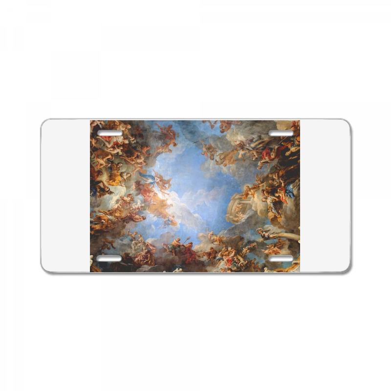 Fresco Of Angels In The Palace Of Versailles Poster License Plate | Artistshot