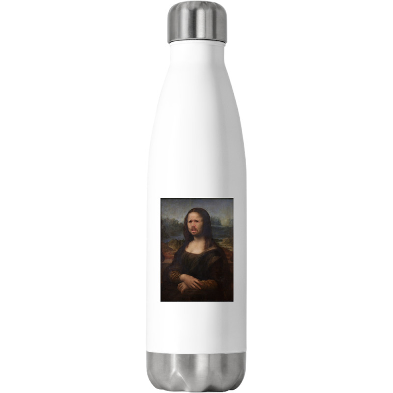 The Moaning Lisa Karl Pilkington Poster Green (1) Stainless Steel Water Bottle | Artistshot