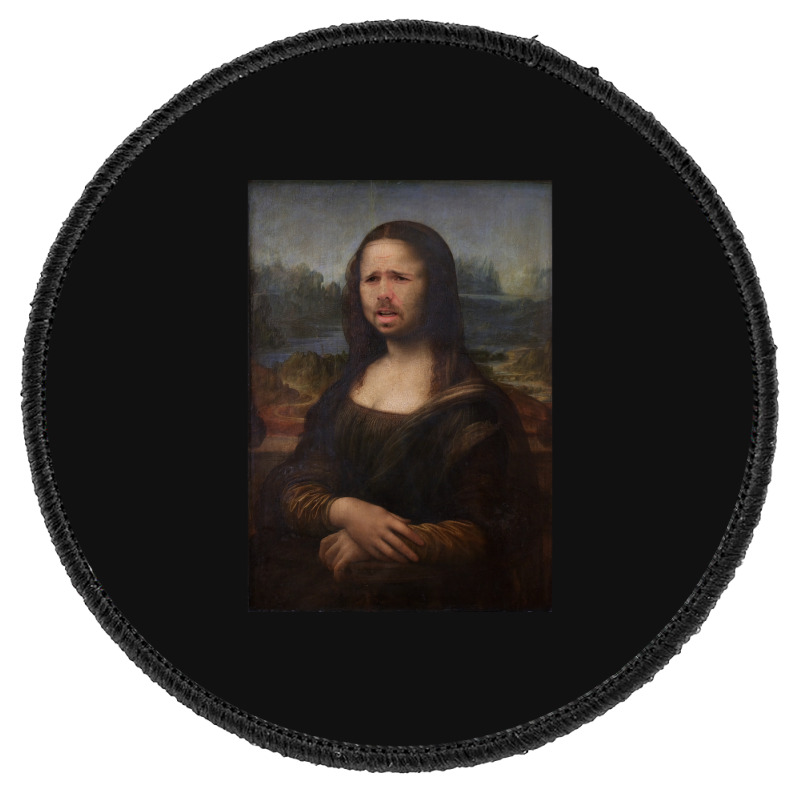 The Moaning Lisa Karl Pilkington Poster Green (1) Round Patch | Artistshot