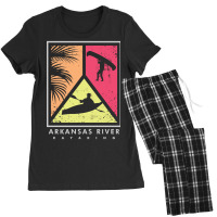 Arkansas River Kayaker Women's Pajamas Set | Artistshot