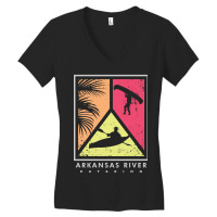 Arkansas River Kayaker Women's V-neck T-shirt | Artistshot