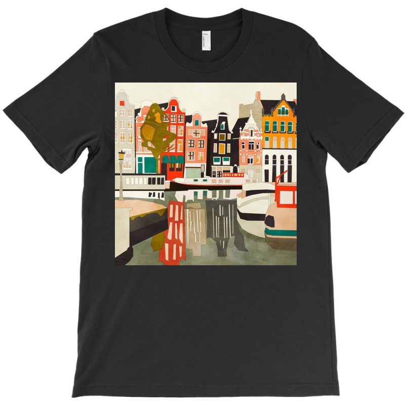 Shapes Houses Of Amsterdam T-shirt | Artistshot