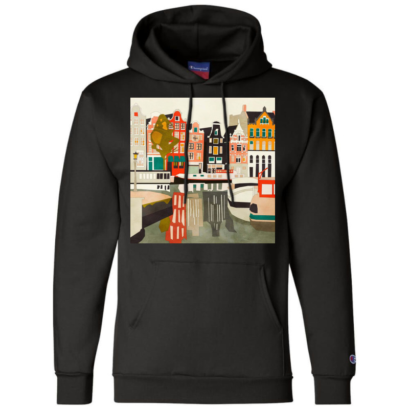 Shapes Houses Of Amsterdam Champion Hoodie | Artistshot