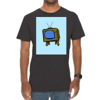 Television Set Poster Nostalgia (1) Vintage T-shirt | Artistshot