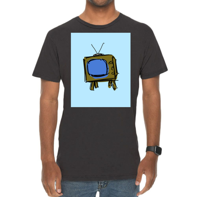 Television Set Poster Nostalgia (1) Vintage T-Shirt by rashidnoceram | Artistshot