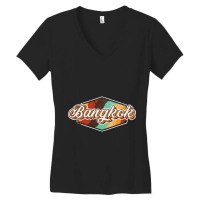 Bangkok City Women's V-neck T-shirt | Artistshot